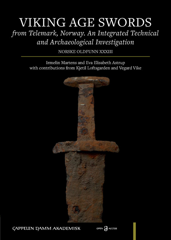 float-right small "Umschlag: Irmelin Martens, Eva Elisabeth Astrup, Kjetil Loftsgarden, Vegard Vike, Viking Age Swords from Telemark, Norway (Cappelen Damm Akademisk / NOASP, Oslo 2021)"