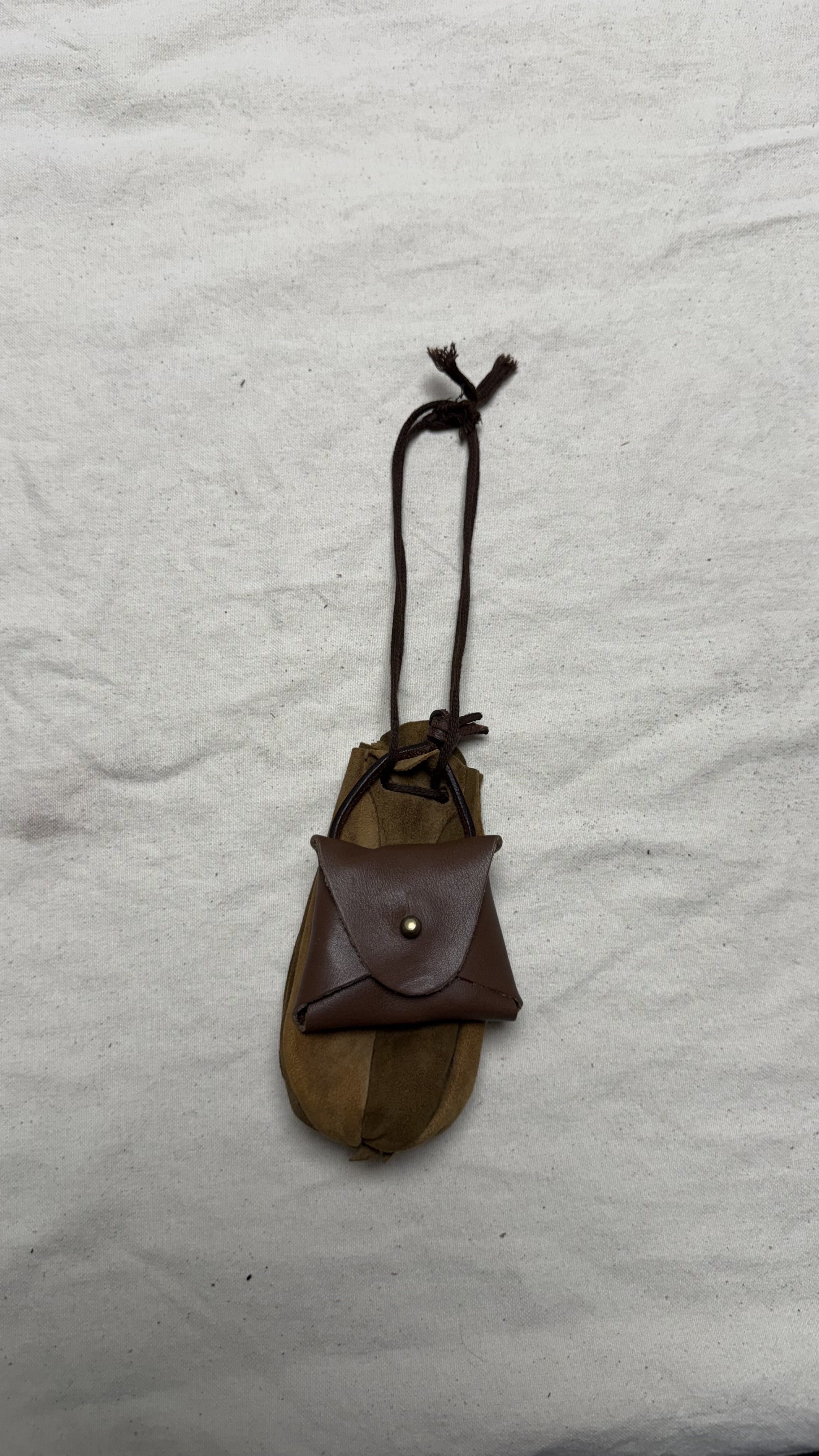 Klein Tasche für die Wage an Wildleder-Geldbeutel