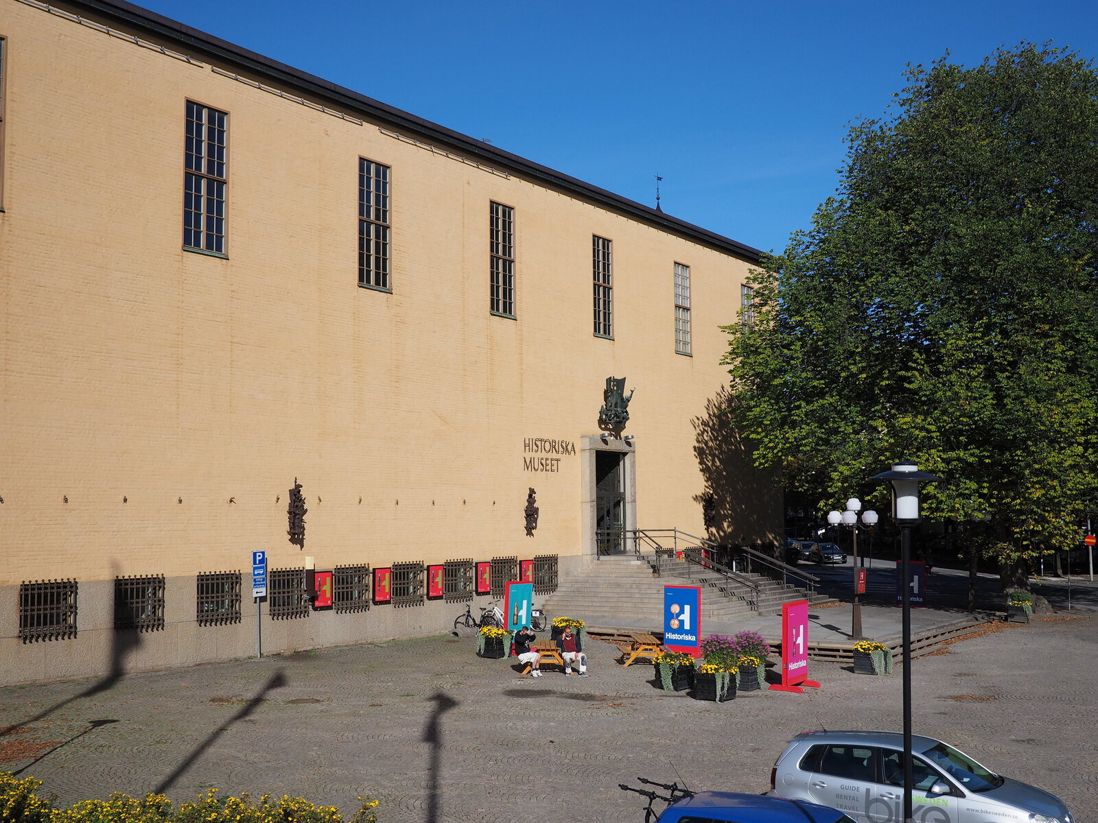 Statens Historiska Museum, Haupteingang